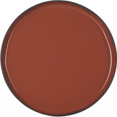 Talerz płaski z rantem 28 cm Caractere Revol cynamonowy RV-652713-4