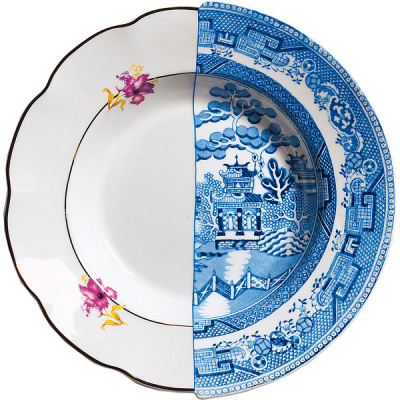 Talerz porcelanowy głęboki Seletti Hybrid Fillide _09711