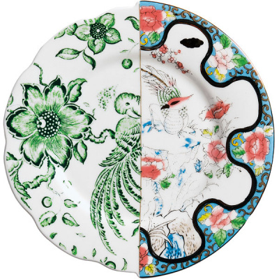 Talerz porcelanowy mały Seletti Hybrid Zoe _09702