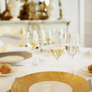 Talerz porcelanowy zdobiony złotem Arborescence Revol kość słoniowa RV-648603-2