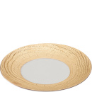 Talerz porcelanowy zdobiony złotem Arborescence Revol kość słoniowa RV-648603-2