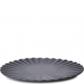 Talerzyk deserowy z czarnej porcelany Pekoë Revol RV-653638-4