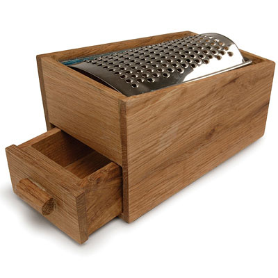Tarka do sera z szufladą Sagaform Oval Oak SF-5010138