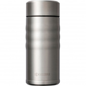Termokubek szczelny z wewnętrzną powłoką ceramiczną Kyocera Twist Top stalowy MB-12SSS