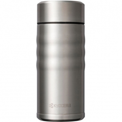 Termokubek szczelny z wewnętrzną powłoką ceramiczną Kyocera Twist Top stalowy MB-12SSS