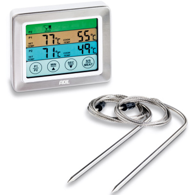 Termometr cyfrowy do mięs grillowanych dwie sondy BBQ ADE AD-BBQ 1903