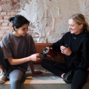 Termos z dwoma kubkami bordowy 1,1 Litra Citypark Aladdin 10-10379-002