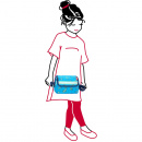 Torba Everydaybag dla dzieci Reisenthel Cactus niebieska RIF4049