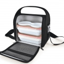 Torba na lunch Dome Iris czarna 9800-TW