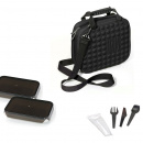 Torba na lunch Twin Bag Iris czarna 9938-T