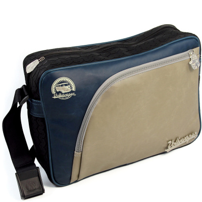 Torba na ramię VW T1 Bus Messenger beżowo-niebieska BR-BUTY02