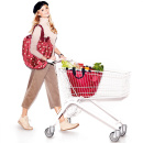 Torba na zakupy Reisenthel Easyshoppingbag Folklore Black RUJoff 7014