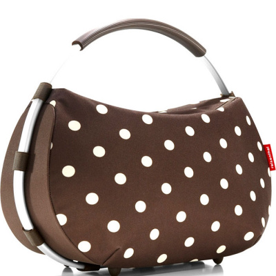 Torba na zakupy Reisenthel Moonbag L Mocha Dots RFAoff6018