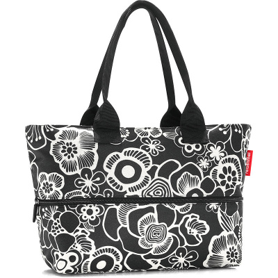 Torba na zakupy Reisenthel Shopper e1 Fleur Black RRJ7013