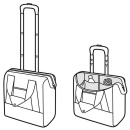 Torba podróżna na kółkach Reisenthel Allrounder Wheely S Fifties Black - wycofan RMW7028