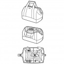 Torba podróżna Reisenthel Allrounder L Fifties Black RMT7028