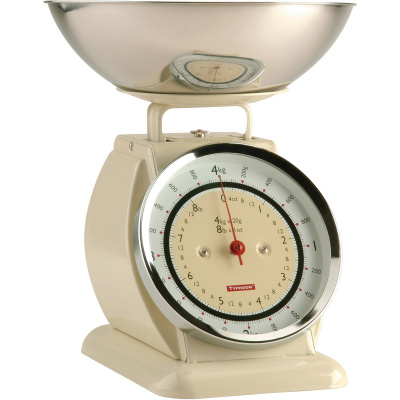 Tradycyjna waga kuchenna Bella retro Typhoon kremowa 1400.002