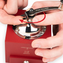 Tradycyjny młynek do pieprzu z korbką Peugeot D'Olivier Roellinger bordowy PG-25946