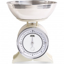 Waga kuchenna mechaniczna z misą 2,5 Litra Anna ADE beżowa AD-KM 1500