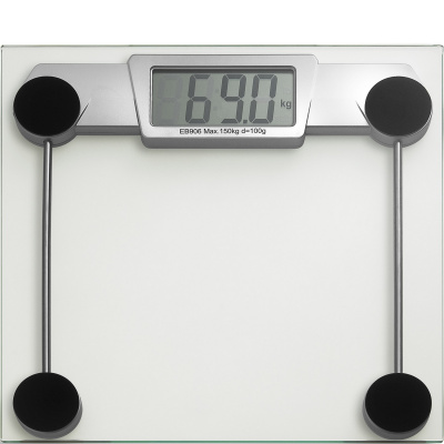 Waga łazienkowa szklana, elektroniczna do 150 kg Leni ADE 30x30 cm AD-BE 1201