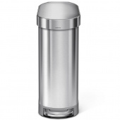 Wąski kosz na śmieci 45 Litrów stalowy SLIM simplehuman CW2044