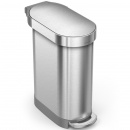 Wąski kosz na śmieci 45 Litrów stalowy SLIM simplehuman CW2044