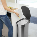 Wąski kosz na śmieci 45 Litrów stalowy SLIM simplehuman CW2044