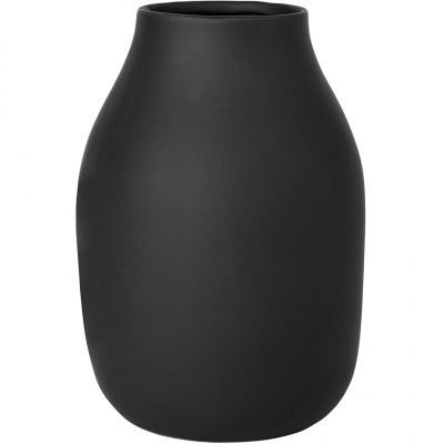 Wazon porcelanowy Colora Peat Blomus czarny B65701