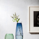 Wazon Signum Bernadotte & Kylberg Zwiesel 1872, niebieski SH-6086-410-MB