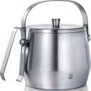 Wiaderko na lód ze szczypcami Leopold Vienna stal matowa LV243000