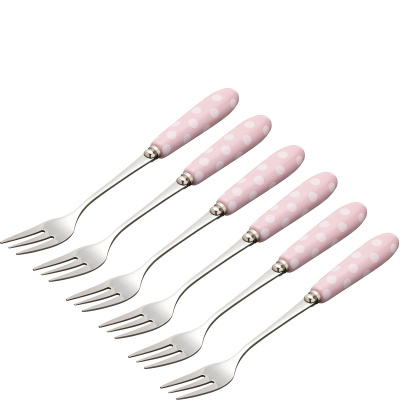 Widelczyki deserowe De Luxe Kitchen Craft 6 sztuk SDICFORKS6PK