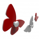 Wieszaczki ścienne Millions of Butterflies CalleaDesign oliwkowo-zielone 50-13-2-54