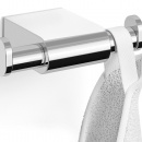 Wieszak łazienkowy na dwa ręczniki kąpielowe Atore Zack polerowany 40458