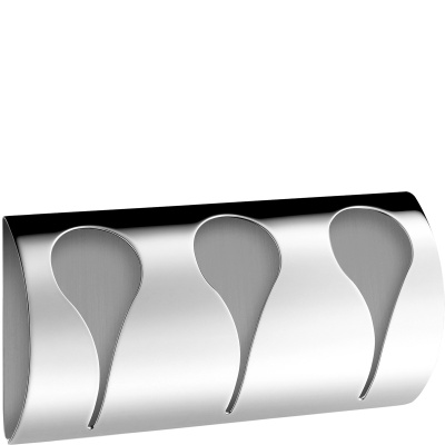 Wieszak łazienkowy na trzy ręczniki Genio Zack polerowany 40237