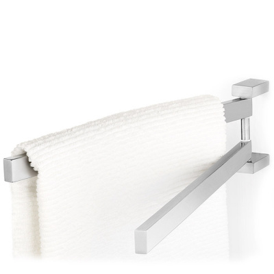 Wieszak łazienkowy ruchomy na ręczniki podwójny Linea Zack 40380