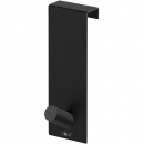 Wieszak mocowany na drzwiach Exit Zack czarny 20737