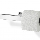 Wieszak na dwa papiery toaletowe Linea Zack stal polerowana 40022