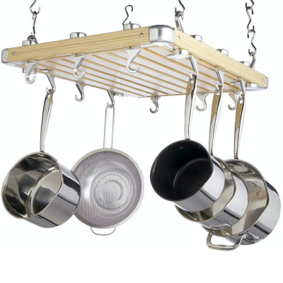 Wieszak na garnki i patelnie nad wyspę kuchenną Kitchen Craft MCPOTRACK