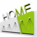 Wieszak na klucze Home CalleaDesign biały / aluminium 18-001-2