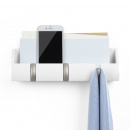 Wieszak na klucze i organizer ścienny Cubby Umbra biały 1004250-660