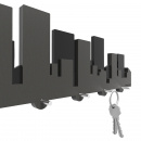 Wieszak na klucze panorama miasta Skyline CalleaDesign biały 52-18-1-1