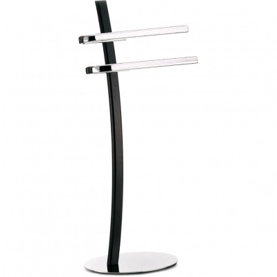 Wieszak na ręczniki łazienkowe, na drewnianej kolumnie Antares Kela KE-20814