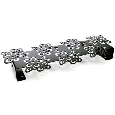 Wieszak na ubrania Flower Steel-Design czarny Flower czarny