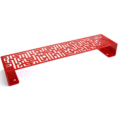 Wieszak na ubrania Labyrinth Steel-Design czerwony Labyrinth czerwony