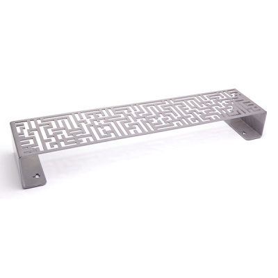 Wieszak na ubrania Labyrinth Steel-Design srebrny Labyrinth srebrny