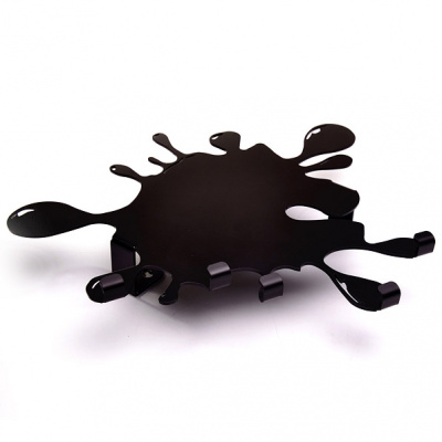 Wieszak na ubrania Splash Steel-Design czarny Splash czarny