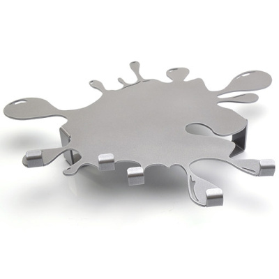 Wieszak na ubrania Splash Steel-Design srebrny Splash srebrny