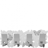 Wieszak ścienny Butterflies CalleaDesign biały 50-13-3-1