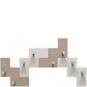 Wieszak ścienny Clo Clo CalleaDesign caffelatte 13-001-14