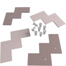 Wieszak ścienny Clo Clo CalleaDesign czarno-szary 13-001-5